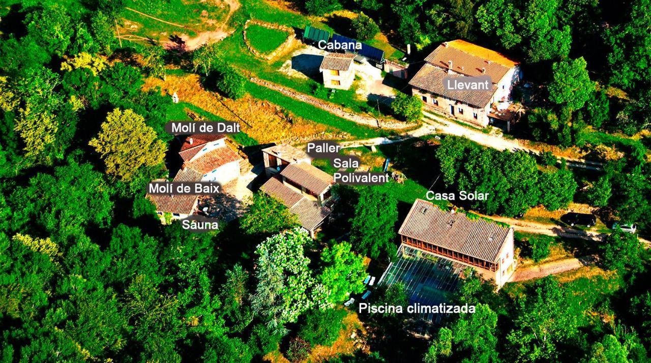 La Cabana Del Moli De La Plana Riudaura 외부 사진